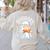 Cute Ghost Reading Book Librarian Teacher Halloween Costume Women's Sweatshirt Back Print Sand Cute Ghost Reading Book Librarian Teacher Halloween Costume Women's Sweatshirt Back Print Sand