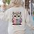 Cute Reading Owl Book Lover Teacher Librarian Bookworm Women's Sweatshirt Back Print Sand Cute Reading Owl Book Lover Teacher Librarian Bookworm Women's Sweatshirt Back Print Sand
