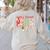 Cute Santas Favorite Para Christmas Paraprofessional Teacher Women's Sweatshirt Back Print Sand Cute Santas Favorite Para Christmas Paraprofessional Teacher Women's Sweatshirt Back Print Sand