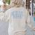 Cute Wildflower School Psych Teacher School Psychologist Women's Sweatshirt Back Print Sand Cute Wildflower School Psych Teacher School Psychologist Women's Sweatshirt Back Print Sand