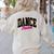 Dance Teacher Leopard Dancing Life Girls Women Dancer Women's Sweatshirt Back Print Sand Dance Teacher Leopard Dancing Life Girls Women Dancer Women's Sweatshirt Back Print Sand