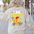 I Dig Teaching Dump Truck Construction Back School Teacher Women's Sweatshirt Back Print Sand