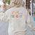 Dinosaur Teacher Teachersaurus Rex Dino Women's Sweatshirt Back Print Sand Dinosaur Teacher Teachersaurus Rex Dino Women's Sweatshirt Back Print Sand