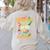 Dinosaurs Didn't Read Now They Are Extinct Reading Teacher Women's Sweatshirt Back Print Sand