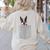 Dog In Your Pocket Boston Terrier For Men Women Girls Kids Women's Sweatshirt Back Print Sand