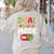 Dual Language Teacher Bilingual Teacher Women's Sweatshirt Back Print Sand