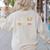 Early Childhood Dream Team Daycare Teacher Toddler Teacher Women's Sweatshirt Back Print Sand