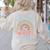 ELA English Teacher Women's Sweatshirt Back Print Sand ELA English Teacher Women's Sweatshirt Back Print Sand