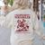 Elopement Wrangler Teacher ABA Behavior Support Cowboy Women's Sweatshirt Back Print Sand