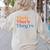 English Teacher Their There Theyre Grammar Men Women Women's Sweatshirt Back Print Sand English Teacher Their There Theyre Grammar Men Women Women's Sweatshirt Back Print Sand
