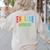 English Teacher Men Women Grammar Class English Teacher Women's Sweatshirt Back Print Sand