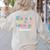 ESL Teacher English As A Second Language Teacher Women's Sweatshirt Back Print Sand