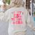 In My Esl Teacher Era Back To School ESL Teacher Groovy Women's Sweatshirt Back Print Sand