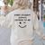 Every Student Always Listens To Me Teacher Lie Party Women's Sweatshirt Back Print Sand