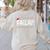FA LA8 Christmas Santa Fa La Math Teacher Men Women Women's Sweatshirt Back Print Sand