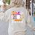 Fab Boo Lous Infant Teacher Halloween Costume Women's Sweatshirt Back Print Sand