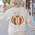 Fall Book Pumpkin Fall Librarians Bookworm Teachers Students Women's Sweatshirt Back Print Sand