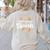 Fall For A Great Book Reading Librarian Autumn Teacher Women's Sweatshirt Back Print Sand
