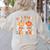 Fall In Love With Learning Shirt Autumn Thanksgiving Teacher Women's Sweatshirt Back Print Sand