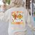 Fall In Love With Learning Fall Teacher Thanksgiving Retro Women's Sweatshirt Back Print Sand
