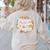 Fall Special Education Teacher Pumpkin Autumn Halloween Women's Sweatshirt Back Print Sand