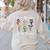 My Favorite Monsters Call Me Teacher Thank Mummy Vampire Bat Women's Sweatshirt Back Print Sand