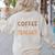 First Day Back To School Half Coffee Half Teacher Women Women's Sweatshirt Back Print Sand First Day Back To School Half Coffee Half Teacher Women Women's Sweatshirt Back Print Sand