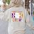 First Grade Boo Crew Teacher Student Halloween Costume Women's Sweatshirt Back Print Sand