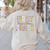 First Grade Dream Team 1st Grade Teacher First Day Of School Women's Sweatshirt Back Print Sand