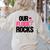 Our Flock Rocks Flamingo Mother's Day Teacher Women's Sweatshirt Back Print Sand Our Flock Rocks Flamingo Mother's Day Teacher Women's Sweatshirt Back Print Sand