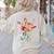Flower American Sign Language ASL Teacher Teaching Deaf Women's Sweatshirt Back Print Sand Flower American Sign Language ASL Teacher Teaching Deaf Women's Sweatshirt Back Print Sand