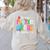 In My Fourth Grade Era 4th Grade Girl Teacher Back To School Women's Sweatshirt Back Print Sand