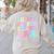 In My Fourth Grade Era Girl Back To School 4th Grade Teacher Women's Sweatshirt Back Print Sand