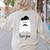 French Teacher Halloween Bonjour Ghost Women's Sweatshirt Back Print Sand French Teacher Halloween Bonjour Ghost Women's Sweatshirt Back Print Sand