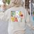 Fri Yay Teacher Happy Friday Friyay Weekend Back To School Women's Sweatshirt Back Print Sand