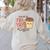 Friyay Teacher Coffee Friday School Cute Fri Yay Women's Sweatshirt Back Print Sand Friyay Teacher Coffee Friday School Cute Fri Yay Women's Sweatshirt Back Print Sand