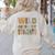 Fun Zoo Animal Print Teacher Shirts Wild About My Students Women's Sweatshirt Back Print Sand