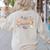 Future Teacher Costume For Kids Women's Sweatshirt Back Print Sand Future Teacher Costume For Kids Women's Sweatshirt Back Print Sand