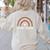 Future Teacher Kids Youth Girls Leopard Rainbow Women Women's Sweatshirt Back Print Sand Future Teacher Kids Youth Girls Leopard Rainbow Women Women's Sweatshirt Back Print Sand