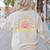 Future Teacher Rainbow Women's Sweatshirt Back Print Sand Future Teacher Rainbow Women's Sweatshirt Back Print Sand