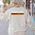 Germany Vintage Women's Sweatshirt Back Print Sand
