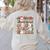 Ghost Christmas Reading Book Lover Library Christmas Teacher Women's Sweatshirt Back Print Sand Ghost Christmas Reading Book Lover Library Christmas Teacher Women's Sweatshirt Back Print Sand
