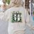 Ghost Plant Library Halloween Reading Books Teacher Vintage Women's Sweatshirt Back Print Sand