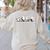 Ghost Science Teacher Chemistry Laboratory Halloween Women's Sweatshirt Back Print Sand Ghost Science Teacher Chemistry Laboratory Halloween Women's Sweatshirt Back Print Sand