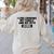 Grammar T Shirt Back To School English Teacher Women's Sweatshirt Back Print Sand