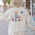 Grammar Teacher Punctuation For English Teacher Men Women Women's Sweatshirt Back Print Sand