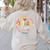 Groovy Title 1 Crew Cute Title 1 Reading Teacher Men Women Kids Women's Sweatshirt Back Print Sand