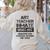 Halloween Art Teacher Prisoner Costume Women's Sweatshirt Back Print Sand Halloween Art Teacher Prisoner Costume Women's Sweatshirt Back Print Sand
