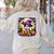 Halloween Boston Terrier Dog Breed With Jack O' Lantern Art Women's Sweatshirt Back Print Sand