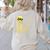 Halloween Teacher Six Seven 6 7 Skeleton Spooky Costume Women's Sweatshirt Back Print Sand